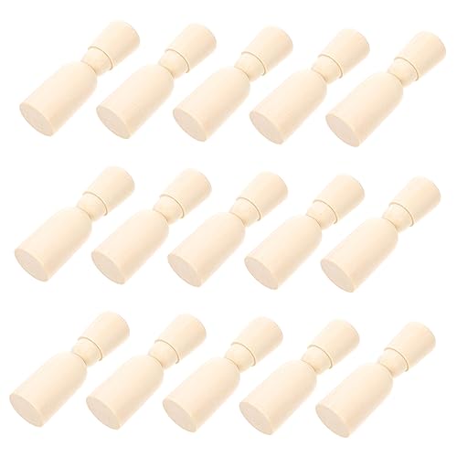 Homoyoyo 20 Stück DIY Holz Puppen Unlackierte Holzfiguren für Bastelbedarf Heimdekoration und Kreative Malprojekte Homoyoyo 20 Stück DIY Holz Puppen Unlackierte Holzfiguren für Bastelbedarf Heimdekoration und Kreative Malprojekte von Homoyoyo