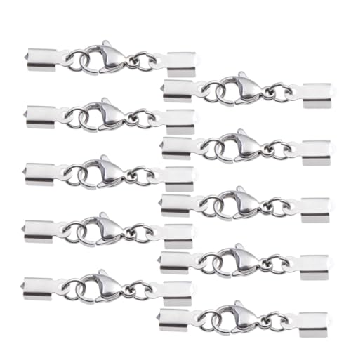 Homoyoyo 20 Stück DIY Schmuck Lobster Claw Verschlüsse Robuste Clips für Armbänder und Ohrringe für Schmuckherstellung Silber Homoyoyo 20 Stück DIY Schmuck Lobster Claw Verschlüsse Robuste Clips für Armbänder und Ohrringe für Schmuckherstellung Silber von Homoyoyo