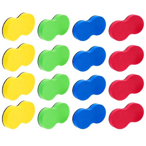 Homoyoyo 20 Stück Eva Whiteboard Radierer Tragbare Tafelradierer für Büro Meetings und Präsentationen Wiederverwendbar und Waschbar Farben Gemischt Homoyoyo 20 Stück Eva Whiteboard Radierer Tragbare Tafelradierer für Büro Meetings und Präsentationen Wiederverwendbar und Waschbar Farben Gemischt von Homoyoyo