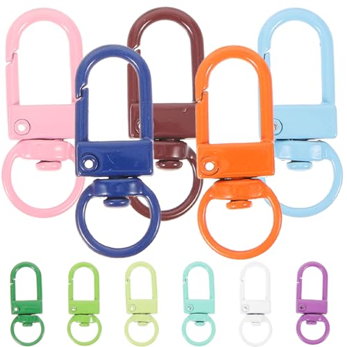 Homoyoyo 20 Stück Farbige Metall Ringe Karabinerhaken Schlüsselanhänger Schnallen für Handtaschen und Rucksäcke für Diy Zubehör und Ersatzteile Homoyoyo 20 Stück Farbige Metall Ringe Karabinerhaken Schlüsselanhänger Schnallen für Handtaschen und Rucksäcke für Diy Zubehör und Ersatzteile von Homoyoyo