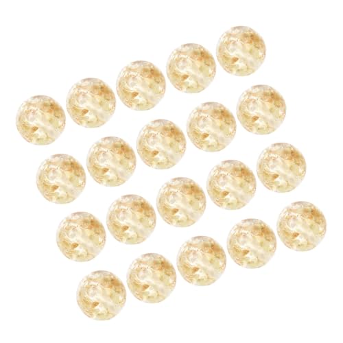 Homoyoyo 20 Stück Goldgelbe Glasperlen zum Auffädeln Langlebige Spacer Beads für DIY Armband Halsketten Schmuckherstellung Glatte Oberfläche Angenehm zu Tragen für Kreative Handarbeiten Homoyoyo 20 Stück Goldgelbe Glasperlen zum Auffädeln Langlebige Spacer Beads für DIY Armband Halsketten Schmuckherstellung Glatte Oberfläche Angenehm zu Tragen für Kreative Handarbeiten von Homoyoyo