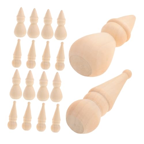 Homoyoyo 20 Stück Holz Schneemann Figuren zum Bemalen Robuste Holz Steckpuppen DIY Weihnachtsdeko für Stabile Holzornamente für Kreative Bastelprojekte und Festliche Raumgestaltung Homoyoyo 20 Stück Holz Schneemann Figuren zum Bemalen Robuste Holz Steckpuppen DIY Weihnachtsdeko für Stabile Holzornamente für Kreative Bastelprojekte und Festliche Raumgestaltung von Homoyoyo
