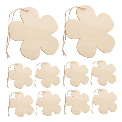 Homoyoyo 20 Stück Holzblumen DIY Holzblumenausschnitte Zum Basteln Unfertige Holzstücke Bemalen Von Leeren Scheiben Für Heimdekoration Und Weihnachtsgeschenke Homoyoyo 20 Stück Holzblumen DIY Holzblumenausschnitte Zum Basteln Unfertige Holzstücke Bemalen Von Leeren Scheiben Für Heimdekoration Und Weihnachtsgeschenke von Homoyoyo