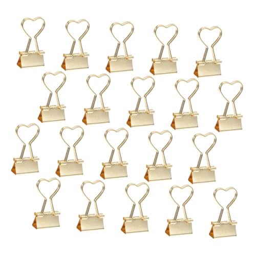 Homoyoyo 20 Stück Kleine Herz Binder Clips aus Metall für Büro und Zuhause Dekorative Büroklammern für Dokumente Vielseitige Klammern für Organisation und Kreative Projekte Homoyoyo 20 Stück Kleine Herz Binder Clips aus Metall für Büro und Zuhause Dekorative Büroklammern für Dokumente Vielseitige Klammern für Organisation und Kreative Projekte von Homoyoyo