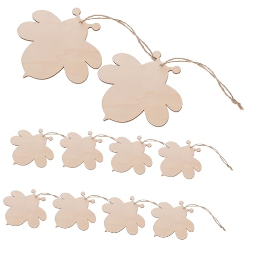 Homoyoyo 20 Stück Leere Tierdekoration Biene Ausschnitte Bienenausschnitte Für Klassenzimmer Bienendekorationen Für Party Gefälschte Bienen Kleine Bienen-basteldekoration Holz Beige Homoyoyo 20 Stück Leere Tierdekoration Biene Ausschnitte Bienenausschnitte Für Klassenzimmer Bienendekorationen Für Party Gefälschte Bienen Kleine Bienen-basteldekoration Holz Beige von Homoyoyo