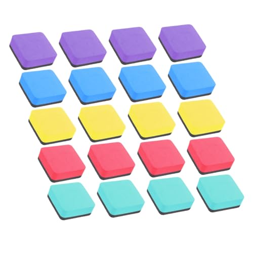 Homoyoyo 20 Stück Magnetische Whiteboard Radiergummis Kleine Wiederverwendbare Farbige Trockenradierer für Schule Büro Lehrer und Schüler Praktisch Robust und Tragbar Homoyoyo 20 Stück Magnetische Whiteboard Radiergummis Kleine Wiederverwendbare Farbige Trockenradierer für Schule Büro Lehrer und Schüler Praktisch Robust und Tragbar von Homoyoyo
