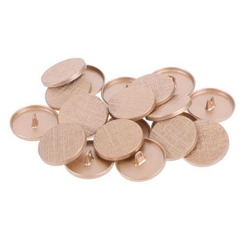 Homoyoyo 20 Stück Mantelknöpfe Mäntel Knopfschnallen Damen Kleiderknöpfe Metallknopf Anzugknöpfe Knopf Für Jacken Nähknöpfe Hemdknöpfe Hosenknöpfe Zinklegierung Golden von Homoyoyo