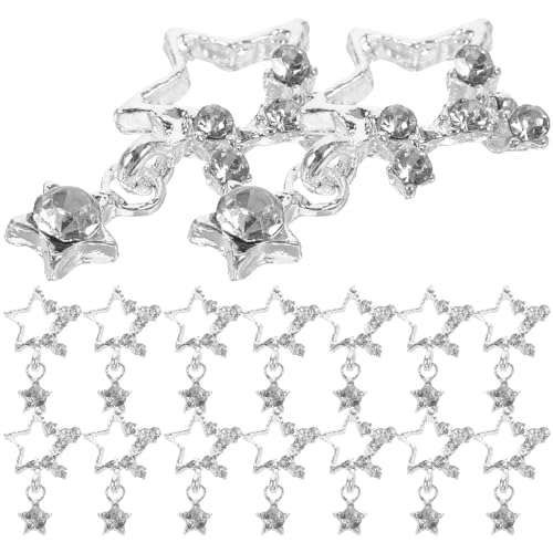 Homoyoyo 20 Stück Nagel Charms Strass für Kreative Nageldesigns Glänzende Stern Dekoration für Gel und Acrylnägel für Diy Nail Art Homoyoyo 20 Stück Nagel Charms Strass für Kreative Nageldesigns Glänzende Stern Dekoration für Gel und Acrylnägel für Diy Nail Art von Homoyoyo