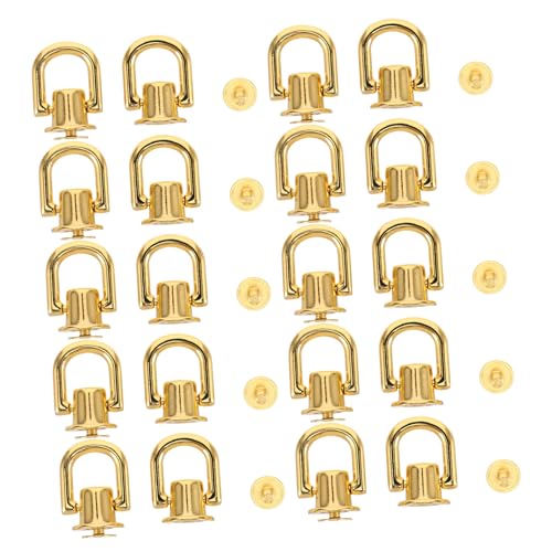 Homoyoyo 20 Stück Ohrschnalle Heben D Ringbolzenschraube Geldbörsezubehör Nieten Für Geldbörsen D-ringbolzennieten Geldbörse Hardware Kugelkopfknöpfe Stiftschraube Golden Zinklegierung Homoyoyo 20 Stück Ohrschnalle Heben D Ringbolzenschraube Geldbörsezubehör Nieten Für Geldbörsen D-ringbolzennieten Geldbörse Hardware Kugelkopfknöpfe Stiftschraube Golden Zinklegierung von Homoyoyo