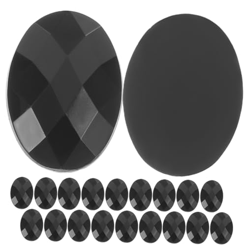 Homoyoyo 20 Stück Oval Rhinestones für Diy Kleidung Handtaschen Hochzeitschuhe Einfache Anwendung Vielseitige Dekoration Auffälliges Design Projekte von Homoyoyo
