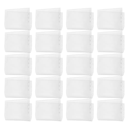 Homoyoyo 20 Stück PVC Aufbewahrungsbeutel für Binder Budget Organizer für Büro und Schule Homoyoyo 20 Stück PVC Aufbewahrungsbeutel für Binder Budget Organizer für Büro und Schule von Homoyoyo