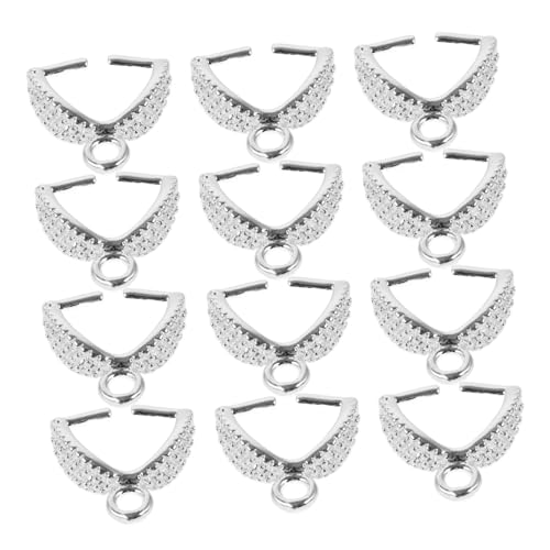 Homoyoyo 20 Stück Pack DIY Kupfer Verschlüsse für Quetschperlen Schmuck Verbindungselemente Eleganter Kettenverschluss für Armbänder und Hautfreundlich und Praktisch von Homoyoyo