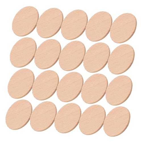 Homoyoyo 20 Stück Runde Holzscheiben Buche Natürliche Blanko Holzkreise Zum Basteln Gravieren Deko Handwerk Home Dekoration Homoyoyo 20 Stück Runde Holzscheiben Buche Natürliche Blanko Holzkreise Zum Basteln Gravieren Deko Handwerk Home Dekoration von Homoyoyo