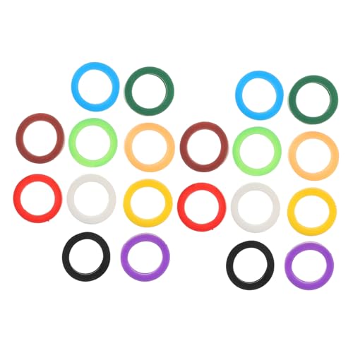 Homoyoyo 20 Stück Silikon Schlüsselkappen in Mischfarben Flexible Runde Schlüsselhüllen zur Kratzschutz und Organisation Leichtes Design für Büros und Reisen zur Farbcodierung von Homoyoyo 20 Stück Silikon Schlüsselkappen in Mischfarben Flexible Runde Schlüsselhüllen zur Kratzschutz und Organisation Leichtes Design für Büros und Reisen zur Farbcodierung von von Homoyoyo