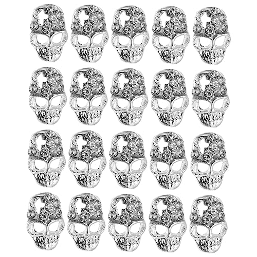 Homoyoyo 20 Stück Skull Rhinestones Nagelsticker für Halloween und Diy Dekoration Glitzernde Maniküre Aufkleber mit Juwelen für Nägel Handwerk und Mehr Homoyoyo 20 Stück Skull Rhinestones Nagelsticker für Halloween und Diy Dekoration Glitzernde Maniküre Aufkleber mit Juwelen für Nägel Handwerk und Mehr von Homoyoyo