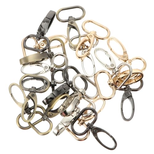 Homoyoyo 20 Stück Teiliges Bag Claw Clasp Karabiner in Farben Drehbare Schnellverschluss Schnallen für DIY Handtaschen Leichte Kompakte Metallhaken zum Basteln und Organisieren von Homoyoyo 20 Stück Teiliges Bag Claw Clasp Karabiner in Farben Drehbare Schnellverschluss Schnallen für DIY Handtaschen Leichte Kompakte Metallhaken zum Basteln und Organisieren von von Homoyoyo