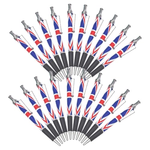 Homoyoyo 20 Stück Teiliges British Flag Kugelschreiber mit Schwarzer Komfortabler Griff Glattes Schreiben Patriotischer Kugelschreiber für Büro Schule und Professionellen Gebrauch Homoyoyo 20 Stück Teiliges British Flag Kugelschreiber mit Schwarzer Komfortabler Griff Glattes Schreiben Patriotischer Kugelschreiber für Büro Schule und Professionellen Gebrauch von Homoyoyo