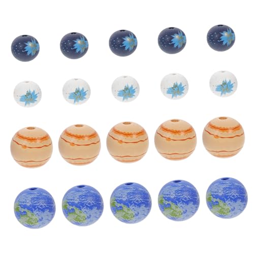 Homoyoyo 20 Stück Teiliges Bunte Holzperlen mit Großem Loch Natürliche DIY Bastelperlen für Schmuckherstellung und Erwachsene Langlebig Hautfreundlich Vielseitig für Dekoration und DIY Homoyoyo 20 Stück Teiliges Bunte Holzperlen mit Großem Loch Natürliche DIY Bastelperlen für Schmuckherstellung und Erwachsene Langlebig Hautfreundlich Vielseitig für Dekoration und DIY von Homoyoyo