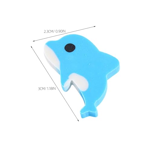 Homoyoyo 20 Stück Teiliges Bunte Kleine Delfin radiergummis als Schreibtischtiere Realistisch Geformt Effektives Entfernen von Bleistiftmarkierungen Schülerpreise und Dekorative Homoyoyo 20 Stück Teiliges Bunte Kleine Delfin radiergummis als Schreibtischtiere Realistisch Geformt Effektives Entfernen von Bleistiftmarkierungen Schülerpreise und Dekorative von Homoyoyo