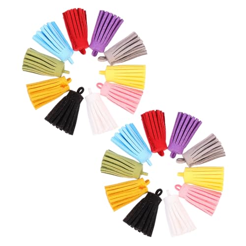 Homoyoyo 20 Stück Teiliges Bunte Quasten Anhänger Handgefertigte Schmuck und DIY Ohrring Accessoires Vielseitige Anhänger für Ohrringe Armbänder Schlüsselanhänger und Handyzubehör Homoyoyo 20 Stück Teiliges Bunte Quasten Anhänger Handgefertigte Schmuck und DIY Ohrring Accessoires Vielseitige Anhänger für Ohrringe Armbänder Schlüsselanhänger und Handyzubehör von Homoyoyo