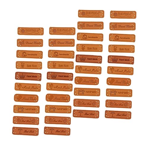 Homoyoyo 20 Stück Teiliges DIY Handgefertigte Pu lederetiketten mit Perforierten Löchern Vintage Nähknöpfe Dekorative Stofflabels für Kleidung Taschen Hüte und Bastelprojekte Bunte Auswahl Homoyoyo 20 Stück Teiliges DIY Handgefertigte Pu lederetiketten mit Perforierten Löchern Vintage Nähknöpfe Dekorative Stofflabels für Kleidung Taschen Hüte und Bastelprojekte Bunte Auswahl von Homoyoyo