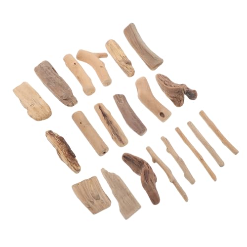 Homoyoyo 20 Stück Teiliges Driftwood Deko Holzstücke für DIY Projekte Hochzeitsdekoration und Natürliche Wohnaccessoires Einzigartige Polierte Blöcke mit Unterschiedlichen Formen und Homoyoyo 20 Stück Teiliges Driftwood Deko Holzstücke für DIY Projekte Hochzeitsdekoration und Natürliche Wohnaccessoires Einzigartige Polierte Blöcke mit Unterschiedlichen Formen und von Homoyoyo