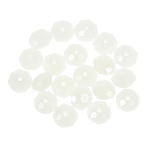 Homoyoyo 20 Stück Teiliges Flache Kristallperlen Funkelnde Schmucksteine für DIY Armbänder Halsketten Windspiele und Fensterdekoration Kleine Perlen zum Basteln und Schmuckherstellung von Homoyoyo