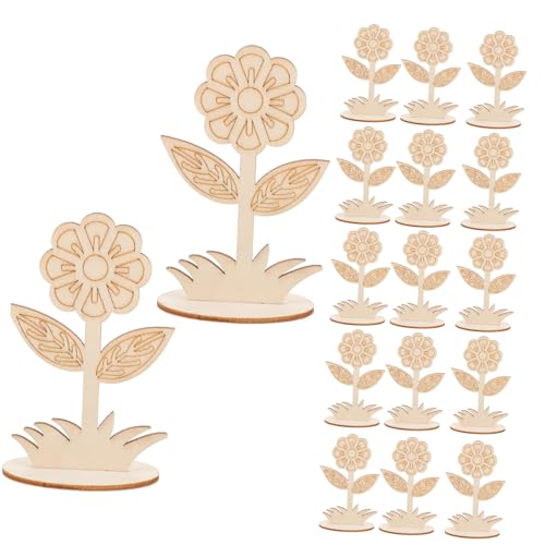 Homoyoyo 20 Stück Teiliges Holzblumen dekor aus Glattem Sicherem Holz zum Bemalen und Basteln DIY holzscheiben für Kreative und Hobbykünstler Vielseitig für Innenraumdeko und Kunstprojekte Homoyoyo 20 Stück Teiliges Holzblumen dekor aus Glattem Sicherem Holz zum Bemalen und Basteln DIY holzscheiben für Kreative und Hobbykünstler Vielseitig für Innenraumdeko und Kunstprojekte von Homoyoyo