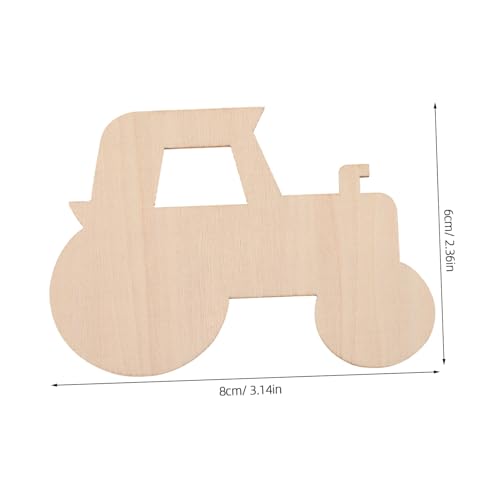 Homoyoyo 20 Stück Teiliges Holzscheiben Traktorform DIY Holzanhänger zum Bemalen Naturholz für Kinderhandwerk Wanddekoration und Kreative Bastelprojekte Homoyoyo 20 Stück Teiliges Holzscheiben Traktorform DIY Holzanhänger zum Bemalen Naturholz für Kinderhandwerk Wanddekoration und Kreative Bastelprojekte von Homoyoyo