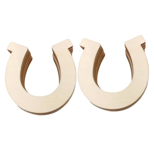 Homoyoyo 20 Stück Teiliges Holzscheiben in Hufeisenform Unbehandelte DIY Holzstücke zum Bemalen Robustes Naturholz Beidseitig Bemalbar Kreative Basteldekoration für Festlichkeiten Homoyoyo 20 Stück Teiliges Holzscheiben in Hufeisenform Unbehandelte DIY Holzstücke zum Bemalen Robustes Naturholz Beidseitig Bemalbar Kreative Basteldekoration für Festlichkeiten von Homoyoyo