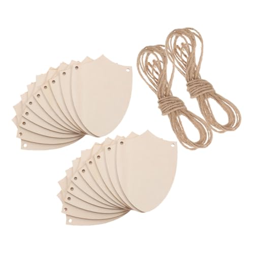 Homoyoyo 20 Stück Teiliges Holzschild Formen aus Langlebigem Naturholz Unvollendete Holzplatten für DIY Bastelprojekte Bemalbare Holzdekoration Einzigartige Schildform für Kreative Homoyoyo 20 Stück Teiliges Holzschild Formen aus Langlebigem Naturholz Unvollendete Holzplatten für DIY Bastelprojekte Bemalbare Holzdekoration Einzigartige Schildform für Kreative von Homoyoyo