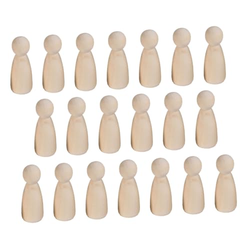 Homoyoyo 20 Stück Teiliges Kleine Holzfiguren Mädchenform Naturbelassen Glatte Oberfläche zum Bemalen und Basteln für DIY Puppen Holzspielzeug Kreative Kinderzimmer Dekoration Homoyoyo 20 Stück Teiliges Kleine Holzfiguren Mädchenform Naturbelassen Glatte Oberfläche zum Bemalen und Basteln für DIY Puppen Holzspielzeug Kreative Kinderzimmer Dekoration von Homoyoyo