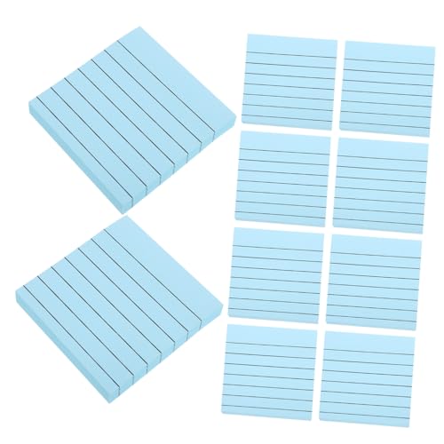 Homoyoyo 20 Stück Teiliges Memo Pads Kleine Haftende Notizzettel mit Blauer Linienstruktur Glattes Schreibpapier für Bürobedarf Schüler und Terminplanung Praktische Haftnotizen für Homoyoyo 20 Stück Teiliges Memo Pads Kleine Haftende Notizzettel mit Blauer Linienstruktur Glattes Schreibpapier für Bürobedarf Schüler und Terminplanung Praktische Haftnotizen für von Homoyoyo