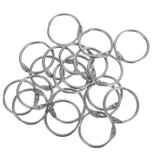 Homoyoyo 20 Stück Teiliges Metall Binder Ringe Robuste Lose Buchringe aus Vielseitig für Scrapbooks Karteikarten Indexkarten Langlebig und Stilvoll für Schule und Büro Homoyoyo 20 Stück Teiliges Metall Binder Ringe Robuste Lose Buchringe aus Vielseitig für Scrapbooks Karteikarten Indexkarten Langlebig und Stilvoll für Schule und Büro von Homoyoyo