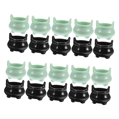 Homoyoyo 20 Stück Teiliges Mini Halloween Kessel Realistische Micro Landschaft Deko aus Robustem Kunststoff für DIY Bastelprojekte Partys Halloween Tischdekoration Langlebige Mini in Homoyoyo 20 Stück Teiliges Mini Halloween Kessel Realistische Micro Landschaft Deko aus Robustem Kunststoff für DIY Bastelprojekte Partys Halloween Tischdekoration Langlebige Mini in von Homoyoyo