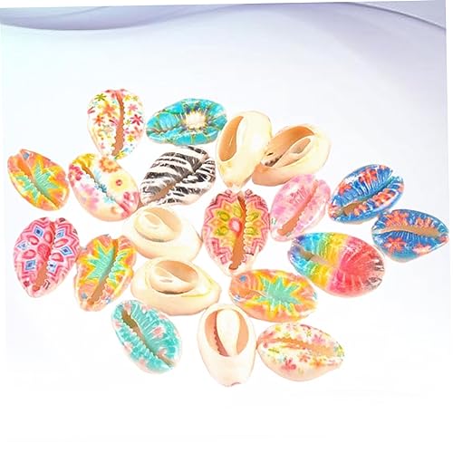 Homoyoyo 20 Stück Teiliges Muschel Anhänger für DIY Schmuck mit Buntem Druck Natürliche Langlebige Ohr und Armband Charms Handgefertigte Schmuckzubehör für Frauen für Ohrringe und Homoyoyo 20 Stück Teiliges Muschel Anhänger für DIY Schmuck mit Buntem Druck Natürliche Langlebige Ohr und Armband Charms Handgefertigte Schmuckzubehör für Frauen für Ohrringe und von Homoyoyo