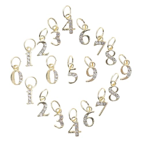 Homoyoyo 20 Stück Teiliges Nagel Charms aus Metall mit Strassbesetzten Abnehmbaren Nageldekorationen in Gemischtem Zahlen Stil Verschleißfest für Nail Art Designs Homoyoyo 20 Stück Teiliges Nagel Charms aus Metall mit Strassbesetzten Abnehmbaren Nageldekorationen in Gemischtem Zahlen Stil Verschleißfest für Nail Art Designs von Homoyoyo