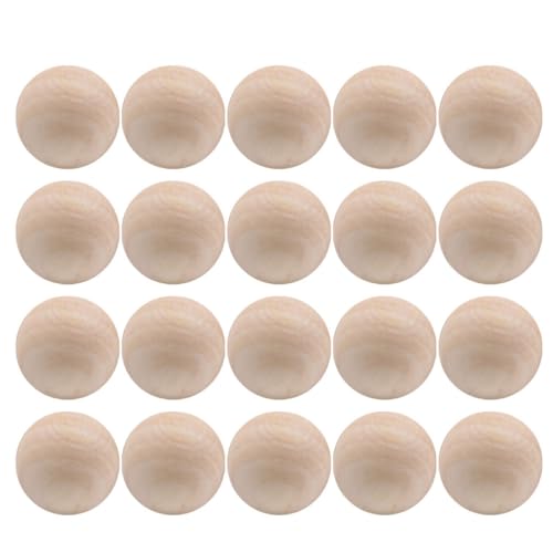 Homoyoyo 20 Stück Teiliges Natürliche Runde Holzperlen ohne Loch aus Solidem Lotus Holz Glatte Oberfläche für DIY Malerei Schnitzerei Schmuckherstellung und Kreative Bastelprojekte Homoyoyo 20 Stück Teiliges Natürliche Runde Holzperlen ohne Loch aus Solidem Lotus Holz Glatte Oberfläche für DIY Malerei Schnitzerei Schmuckherstellung und Kreative Bastelprojekte von Homoyoyo