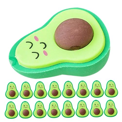 Homoyoyo 20 Stück Teiliges Niedliche Avocado Radiergummis Multifunktionale Dekorative Bleistiftradierer Praktische Schreibzubehör für Schüler und Kreative Geschenkideen Homoyoyo 20 Stück Teiliges Niedliche Avocado Radiergummis Multifunktionale Dekorative Bleistiftradierer Praktische Schreibzubehör für Schüler und Kreative Geschenkideen von Homoyoyo