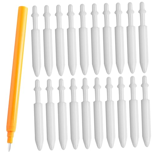 Homoyoyo 20 Stück Teiliges Nylon Ersatzspitzen für Acrylmalerei Marker Pen Feine Spitzen für Langlebige Malstifte Kompatibel mit Acrylstiften für Künstlerbedarf und Kreative Gestaltung von Homoyoyo