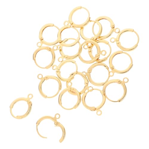 Homoyoyo 20 Stück Teiliges Ohrhaken für Diy Ohrringe Goldfarbene Offene Ohrhaken für Schmuckherstellung Vielseitige Ohrclips für Projekte und Stilvolle Accessoires von Homoyoyo