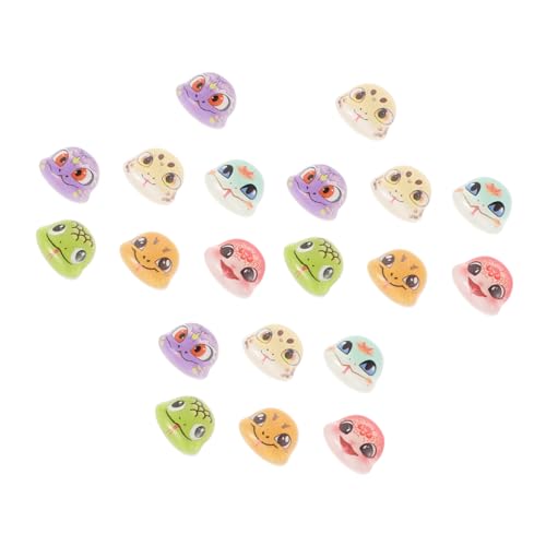 Homoyoyo 20 Stück Teiliges Resin Schlangenkopf Nail Charms Nageldekoration für Snake Nail Jewelry DIY Maniküre Nagelkunst Zubehör für Besondere Anlässe und Alltagslook von Homoyoyo