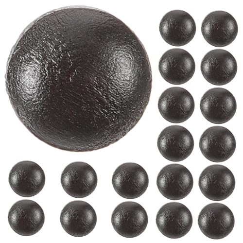 Homoyoyo 20 Stück Teiliges Runde Holzknöpfe Natürliche Doppelt Gemusterte Nähknöpfe für Kleidung DIY Bastelknöpfe Geeignet zum Annähen an Jacken Strickjacken und Jeans von Homoyoyo