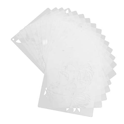 Homoyoyo 20 Stück Teiliges Schablonen mit Blumen und Pflanzenmotiven Wiederverwendbar Vielseitig Einsetzbar für DIY Bastelprojekte Scrapbooking Wand und Holzdekoration Homoyoyo 20 Stück Teiliges Schablonen mit Blumen und Pflanzenmotiven Wiederverwendbar Vielseitig Einsetzbar für DIY Bastelprojekte Scrapbooking Wand und Holzdekoration von Homoyoyo