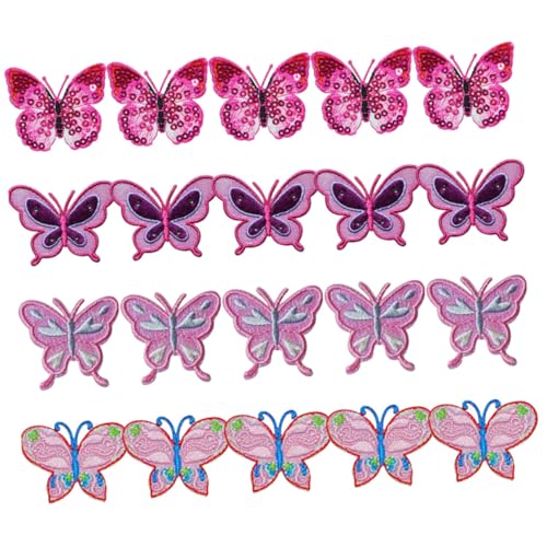 Homoyoyo 20 Stück Teiliges Schmetterling Aufbügel Patches Wiederverwendbare Stickerei Applikationen für Kleidung Hüte Jeans Taschen DIY Dekoration Weiches Langlebiges Material Vielseitig Homoyoyo 20 Stück Teiliges Schmetterling Aufbügel Patches Wiederverwendbare Stickerei Applikationen für Kleidung Hüte Jeans Taschen DIY Dekoration Weiches Langlebiges Material Vielseitig von Homoyoyo