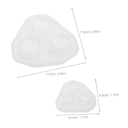Homoyoyo 20 Stück Teiliges Silikon Epoxidharz Diamantform Vielseitige Schmuck Gießformen für DIY Anhänger Resin Casting Moulds für Handgefertigte Schmuckstücke und Dekoration von Homoyoyo