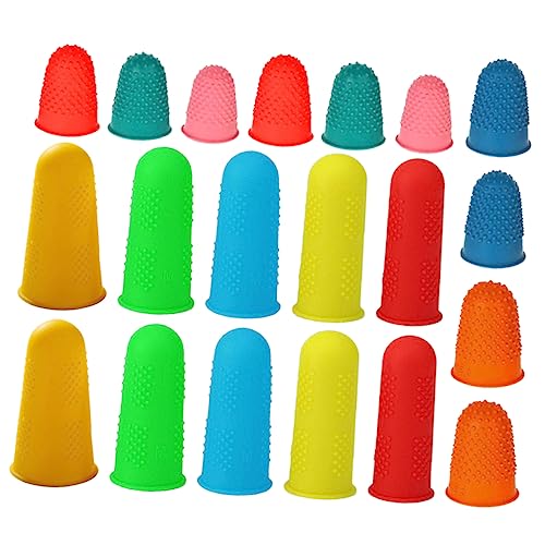 Homoyoyo 20 Stück Teiliges Silikon Fingerschutz Rutschfeste Elastische Fingerlinge Hitzebeständig und Langlebig Flexibel für Haushalt und Handarbeit Gemischte Farben Kurz und Lang Homoyoyo 20 Stück Teiliges Silikon Fingerschutz Rutschfeste Elastische Fingerlinge Hitzebeständig und Langlebig Flexibel für Haushalt und Handarbeit Gemischte Farben Kurz und Lang von Homoyoyo