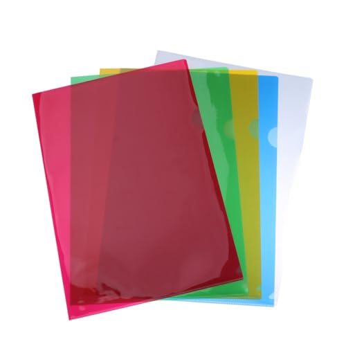 Homoyoyo 20 Stück Teiliges Transparente Dokumentenumschläge Glasklarer Papierordner Praktischer Aktenhalter Bruchsicheres Material für Büro Schule und Zuhause Farblich Zufällige Farbe Homoyoyo 20 Stück Teiliges Transparente Dokumentenumschläge Glasklarer Papierordner Praktischer Aktenhalter Bruchsicheres Material für Büro Schule und Zuhause Farblich Zufällige Farbe von Homoyoyo