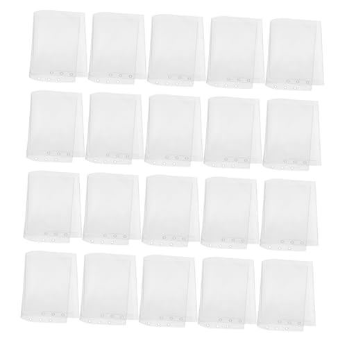 Homoyoyo 20 Stück Teiliges Transparente Klarsichthüllen Ordner Taschen aus Robustem PVC für Dokumentenaufbewahrung und Schutz Leicht Portabel für Büro Schule und Unterwegs Homoyoyo 20 Stück Teiliges Transparente Klarsichthüllen Ordner Taschen aus Robustem PVC für Dokumentenaufbewahrung und Schutz Leicht Portabel für Büro Schule und Unterwegs von Homoyoyo