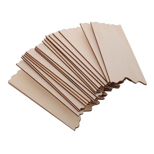 Homoyoyo 20 Stück Teiliges Unvollendete Holzschilder Rechteckige Holztafeln zum Basteln DIY Holzplaketten für Kunstprojekte Hochwertiges Unbehandeltes Holz Langlebig Vielseitig Verwendbar von Homoyoyo